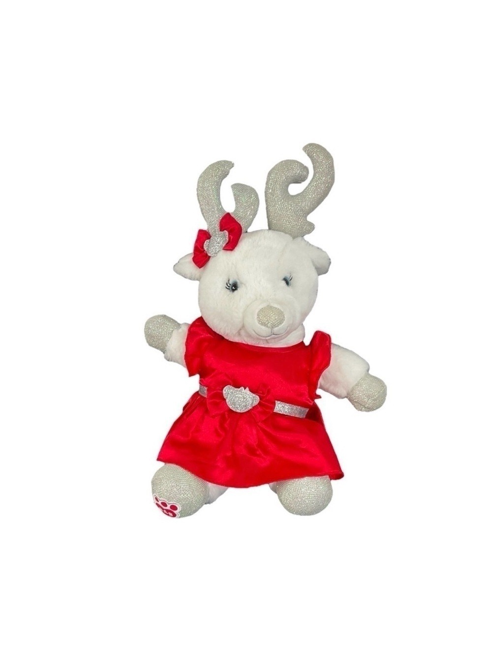 Build-A-Bear Workshop Collectible Reindeer 17” Plush Stuffed animal glittery